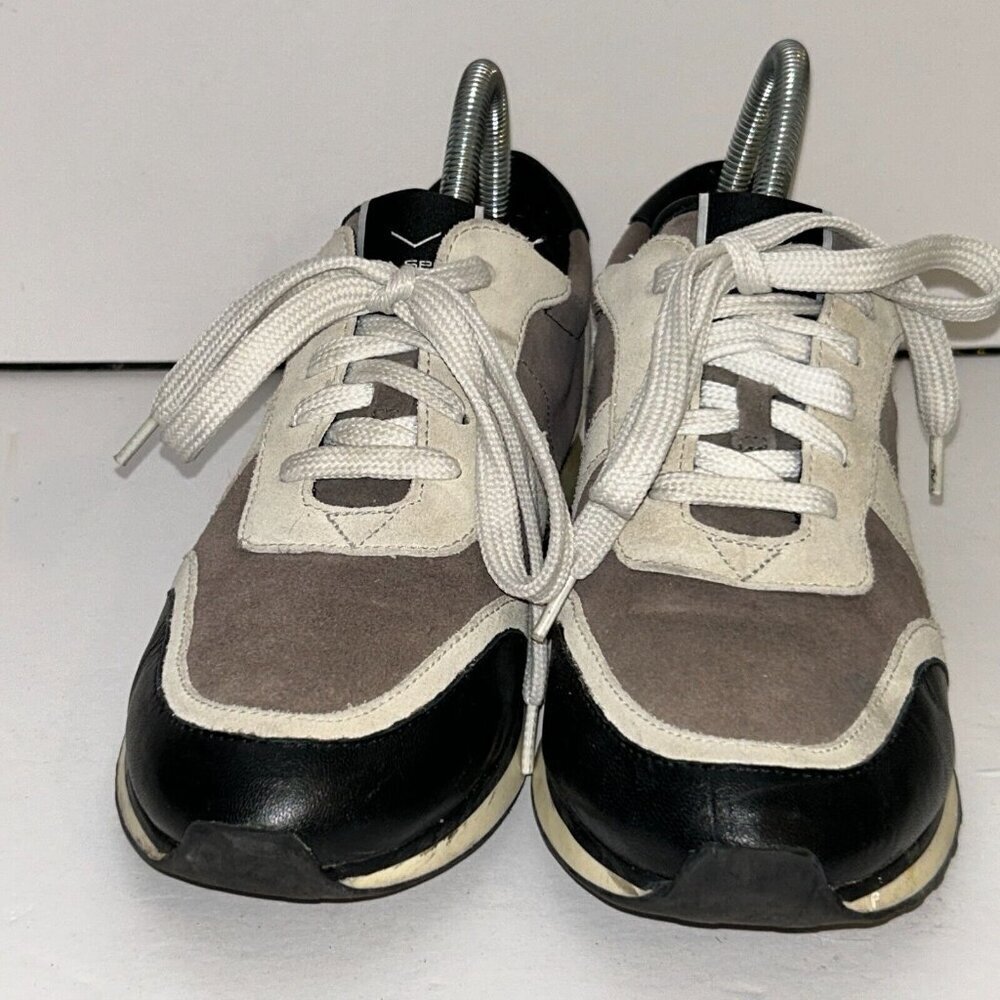 Via Spiga Suede Leather Two Tone Sneakers Casual Comfort Shoes Womens Size 8.5M - Picture 2 of 13